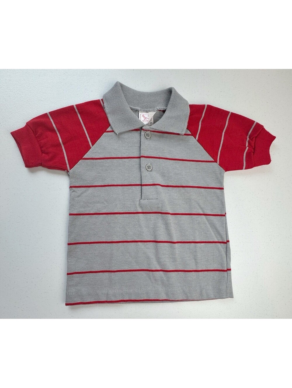 Buster Brown Single Stitch Colorblock Striped Polo Size 2T